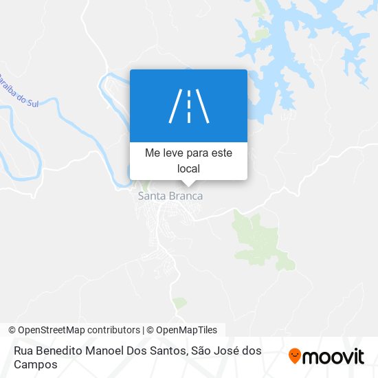 Rua Benedito Manoel Dos Santos mapa