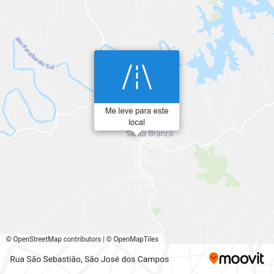 Rua São Sebastião mapa