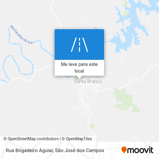 Rua Brigadeiro Aguiar mapa