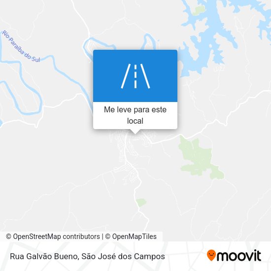 Rua Galvão Bueno mapa