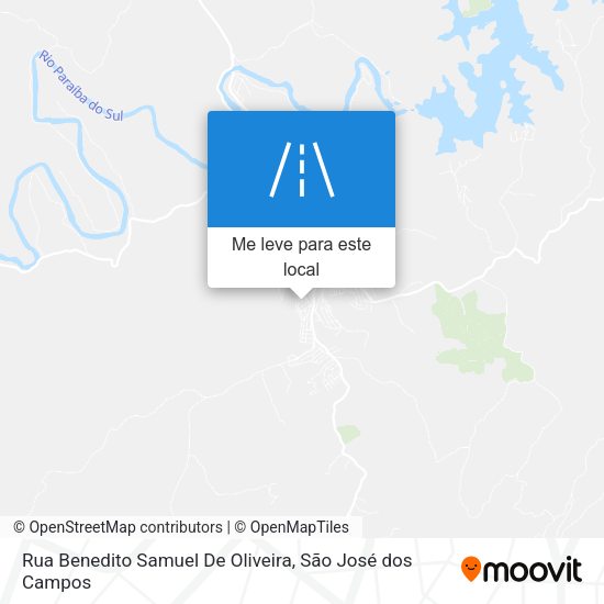 Rua Benedito Samuel De Oliveira mapa