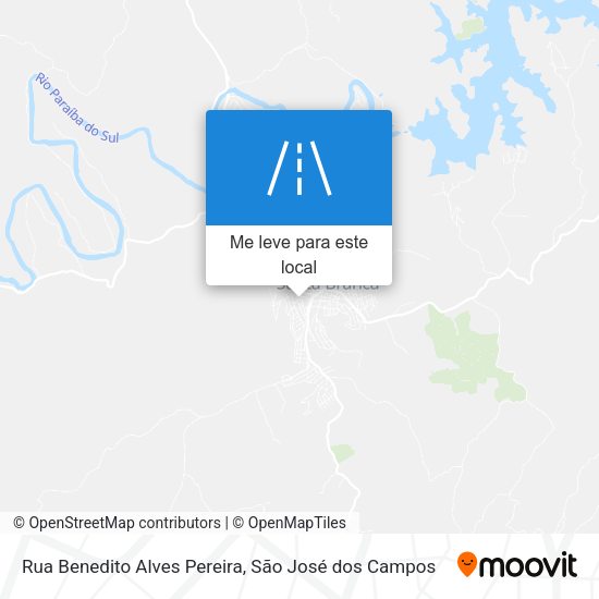 Rua Benedito Alves Pereira mapa