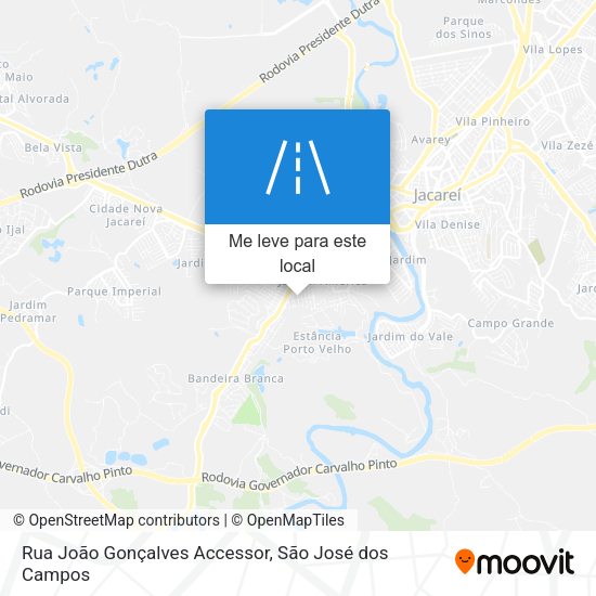 Rua João Gonçalves Accessor mapa