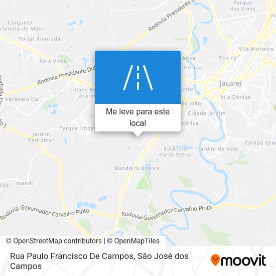 Rua Paulo Francisco De Campos mapa