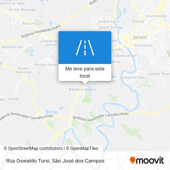 Rúa Oswaldo Tursi mapa