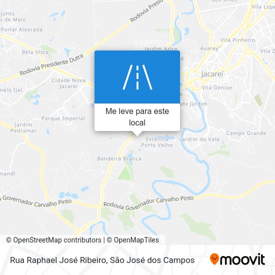 Rua Raphael José Ribeiro mapa