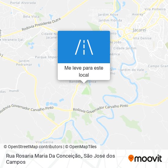 Rua Rosaria Maria Da Conceição, mapa