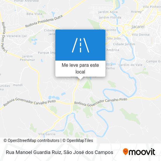 Rua Manoel Guardia Ruiz mapa