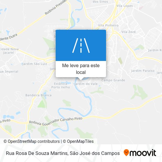 Rua Rosa De Souza Martins mapa