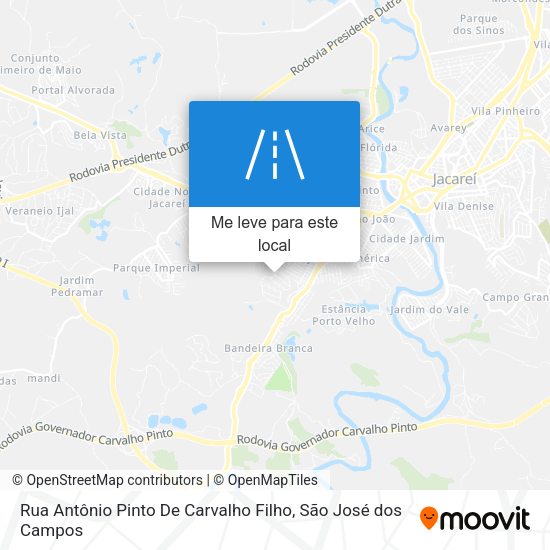 Rua Antônio Pinto De Carvalho Filho mapa