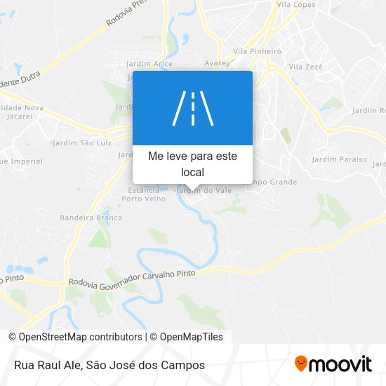 Rua Raul Ale mapa