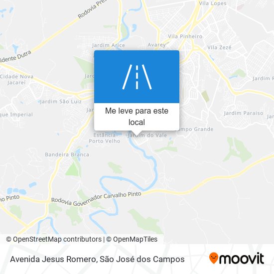 Avenida Jesus Romero mapa