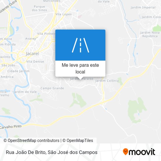 Rua João De Brito mapa