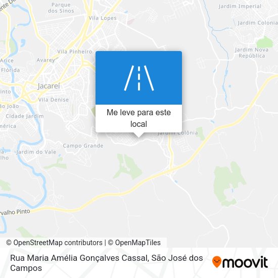 Rua Maria Amélia Gonçalves Cassal mapa