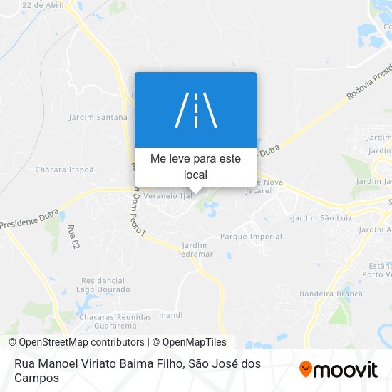 Rua Manoel Viriato Baima Filho mapa