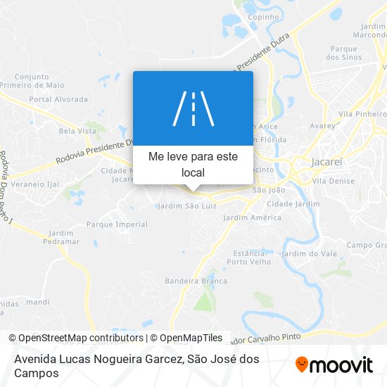 Avenida Lucas Nogueira Garcez mapa