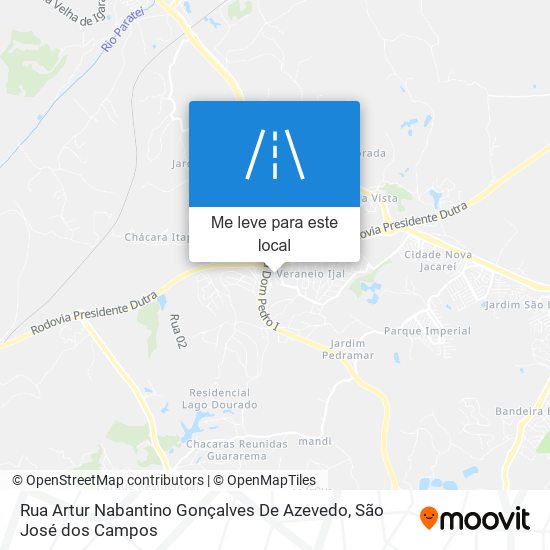 Rua Artur Nabantino Gonçalves De Azevedo mapa
