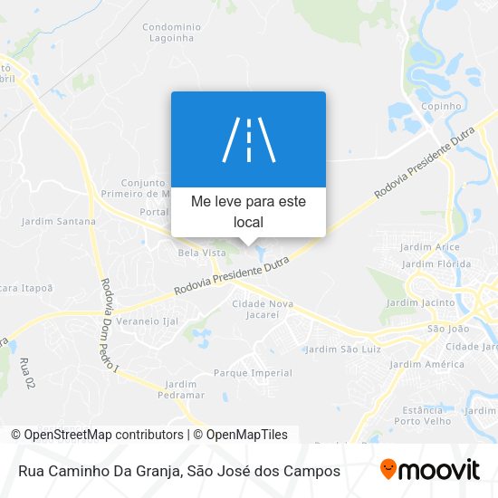 Rua Caminho Da Granja mapa