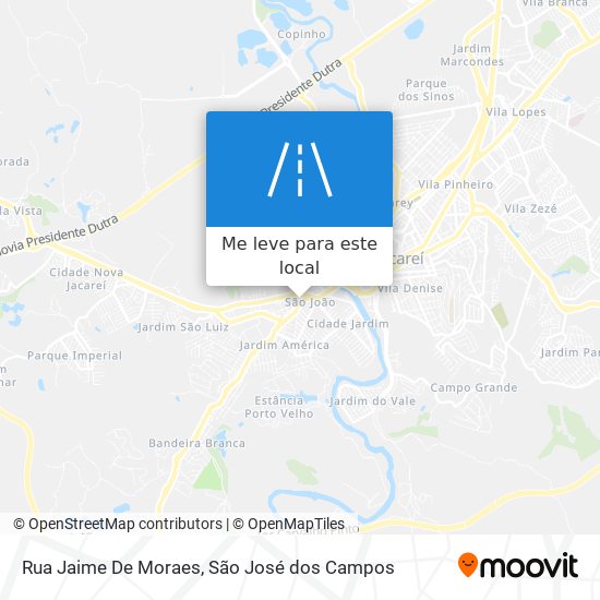 Rua Jaime De Moraes mapa