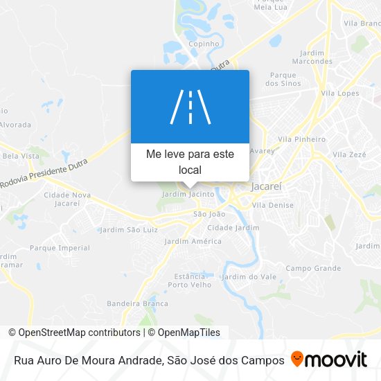 Rua Auro De Moura Andrade mapa