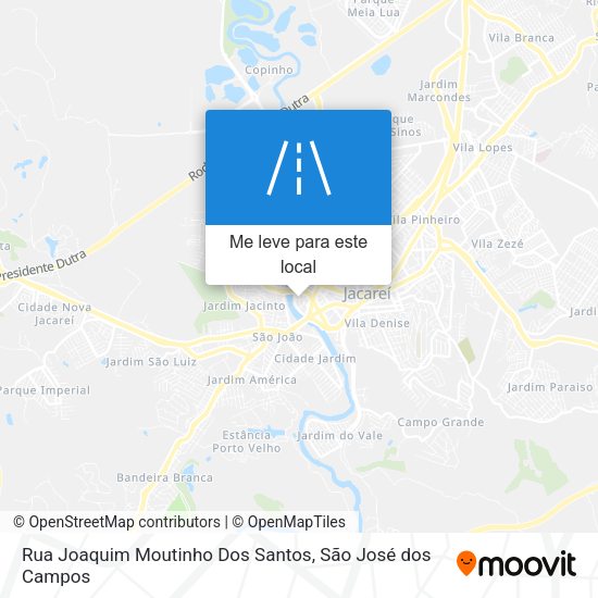 Rua Joaquim Moutinho Dos Santos mapa