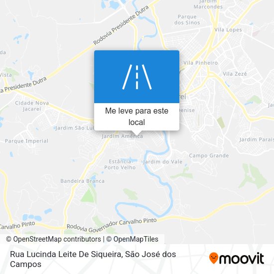 Rua Lucinda Leite De Siqueira mapa