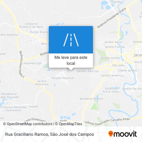 Rua Graciliano Ramos mapa