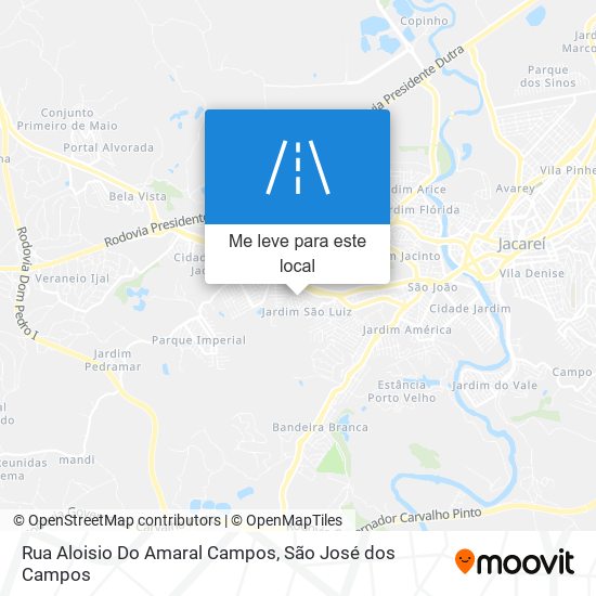 Rua Aloisio Do Amaral Campos mapa