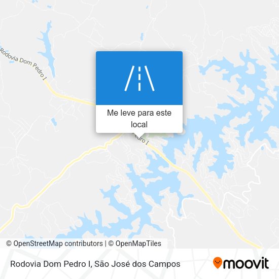 Rodovia Dom Pedro I mapa