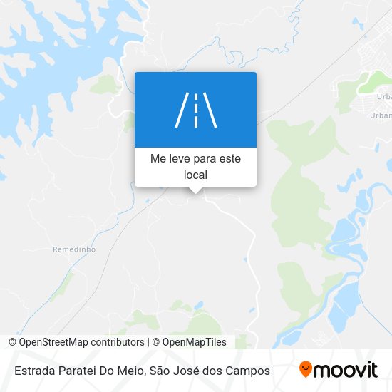 Estrada Paratei Do Meio mapa