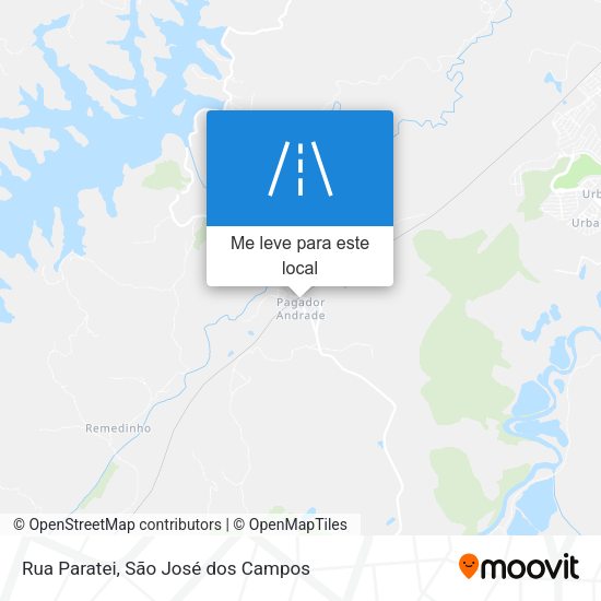 Rua Paratei mapa