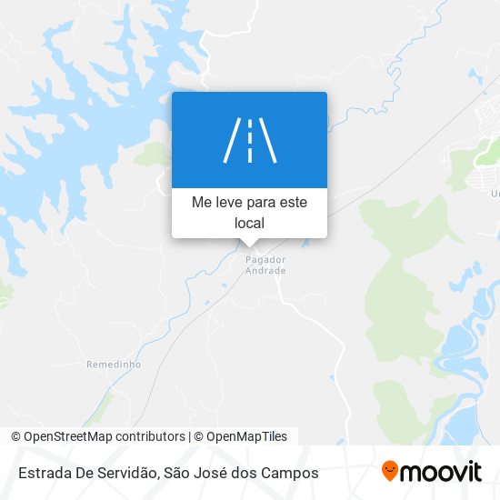 Estrada De Servidão mapa