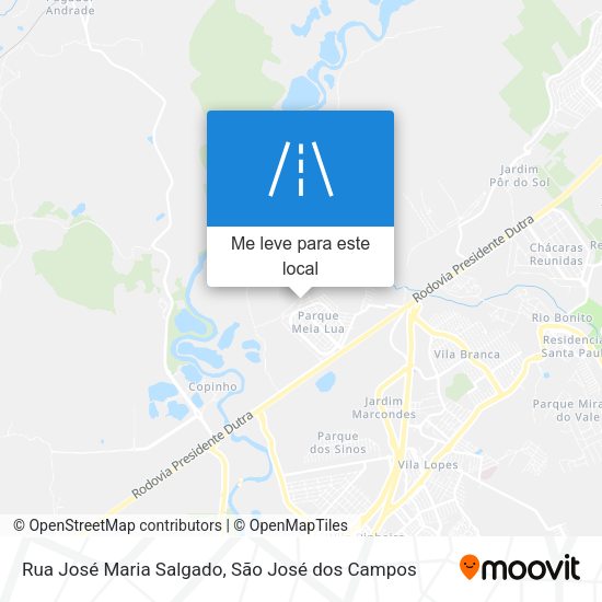 Rua José Maria Salgado mapa