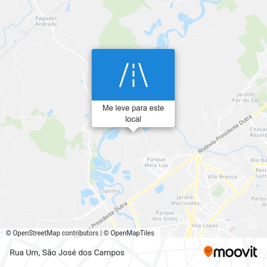 Rua Um mapa