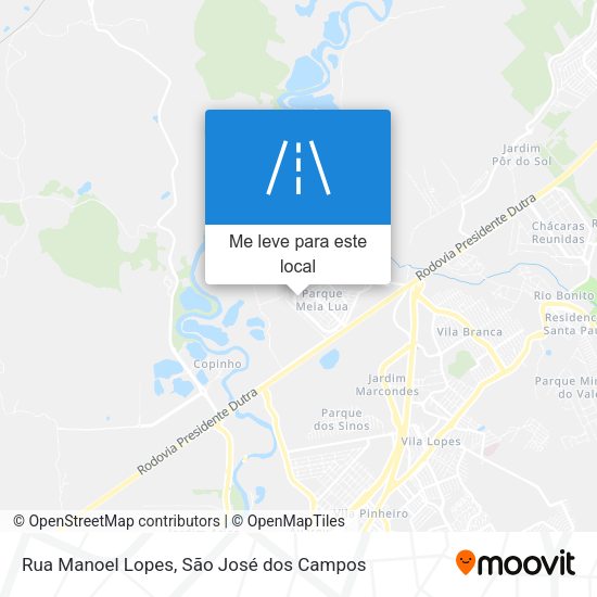 Rua Manoel Lopes mapa