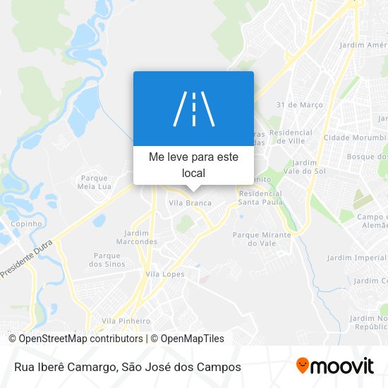 Rua Iberê Camargo mapa