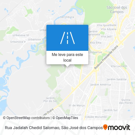 Rua Jadalah Chedid Salomao mapa