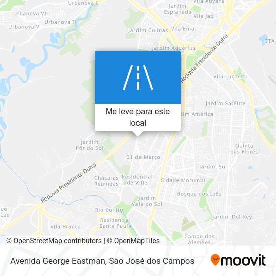 Avenida George Eastman mapa