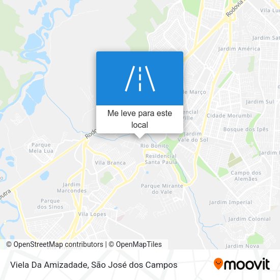 Viela Da Amizadade mapa