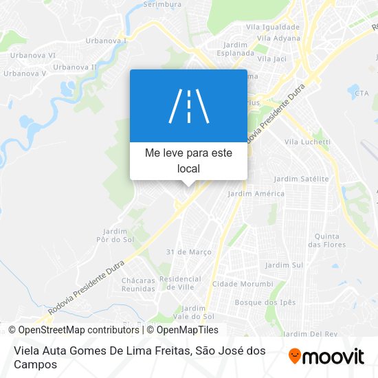 Viela Auta Gomes De Lima Freitas mapa