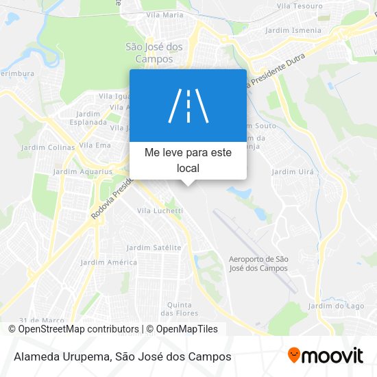 Alameda Urupema mapa