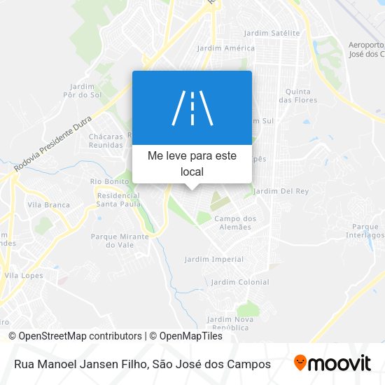 Rua Manoel Jansen Filho mapa