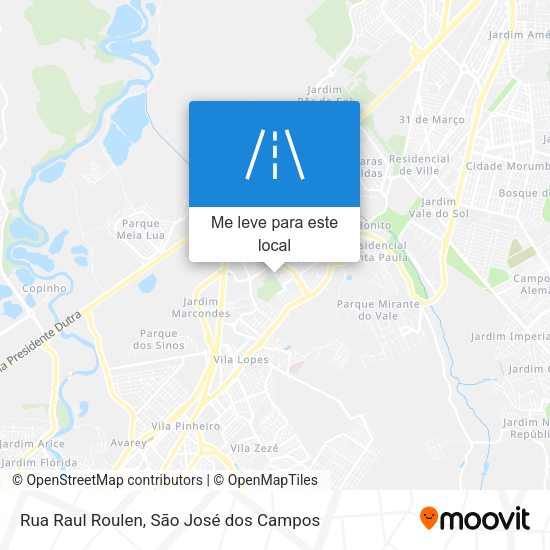 Rua Raul Roulen mapa