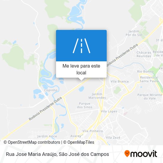 Rua Jose Maria Araújo mapa