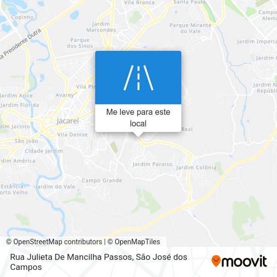 Rua Julieta De Mancilha Passos mapa