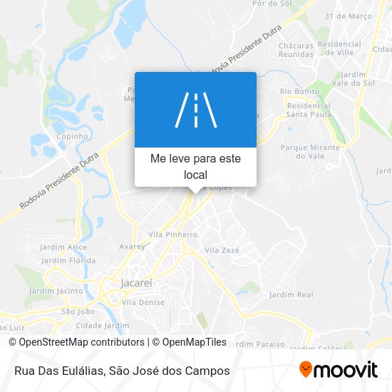 Rua Das Eulálias mapa