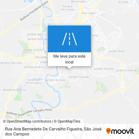 Rua Ana Bernadete De Carvalho Figueira mapa