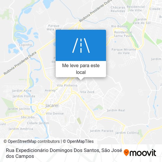Rua Expedicionário Domingos Dos Santos mapa
