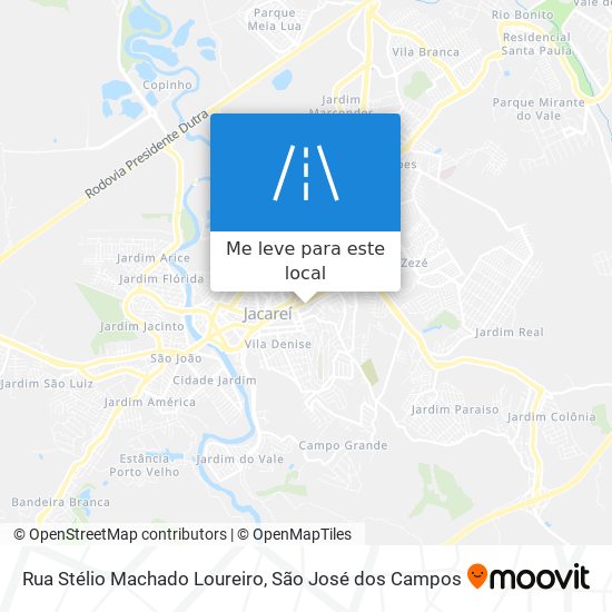 Rua Stélio Machado Loureiro mapa