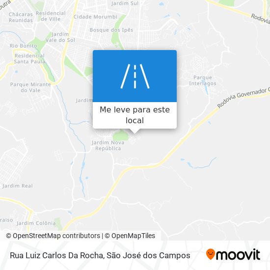 Rua Luiz Carlos Da Rocha mapa